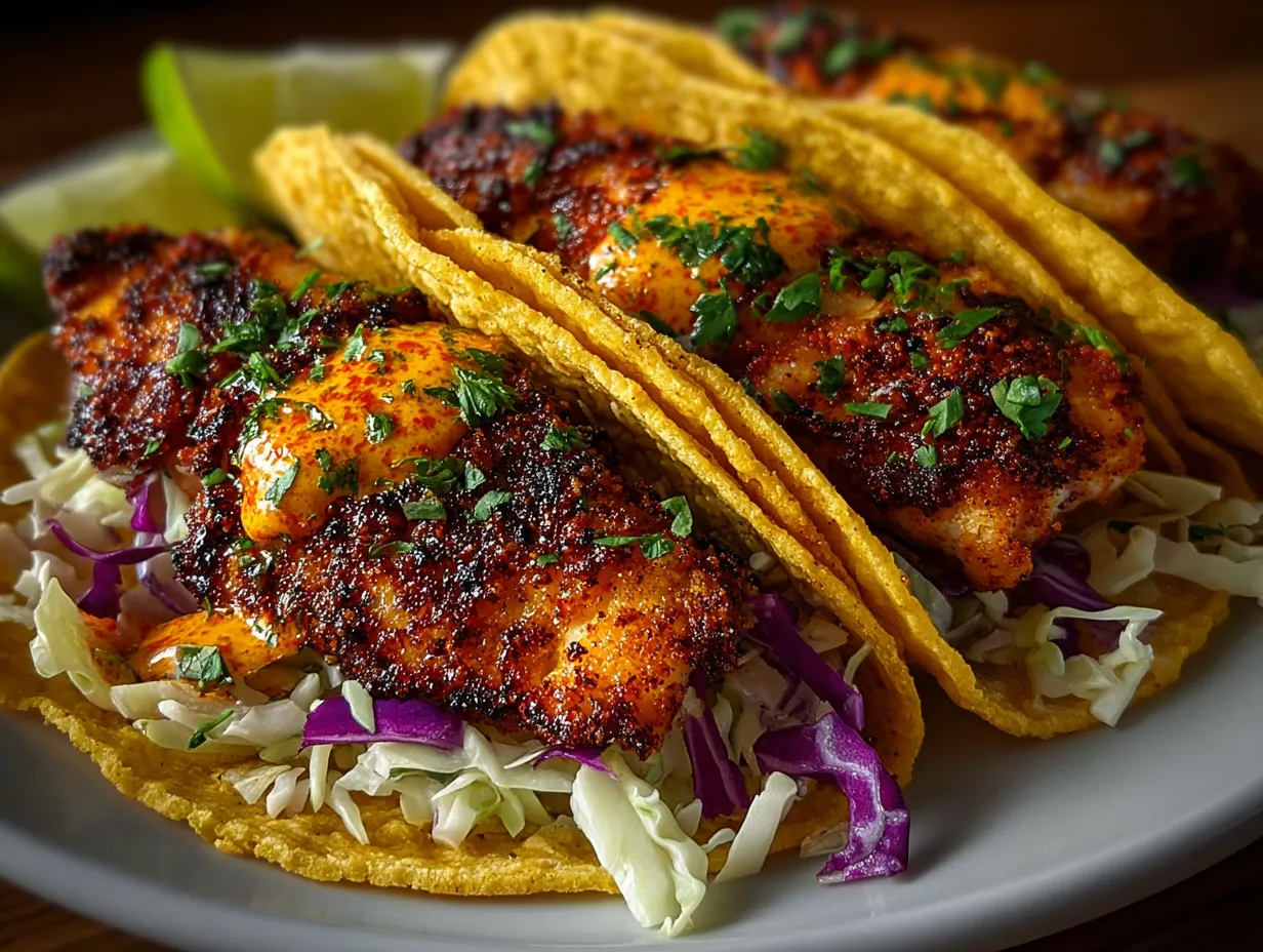 Air Fryer Fish Taco Cabbage Slaw