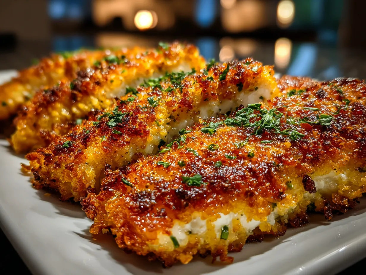almond crusted baked fish fillets
