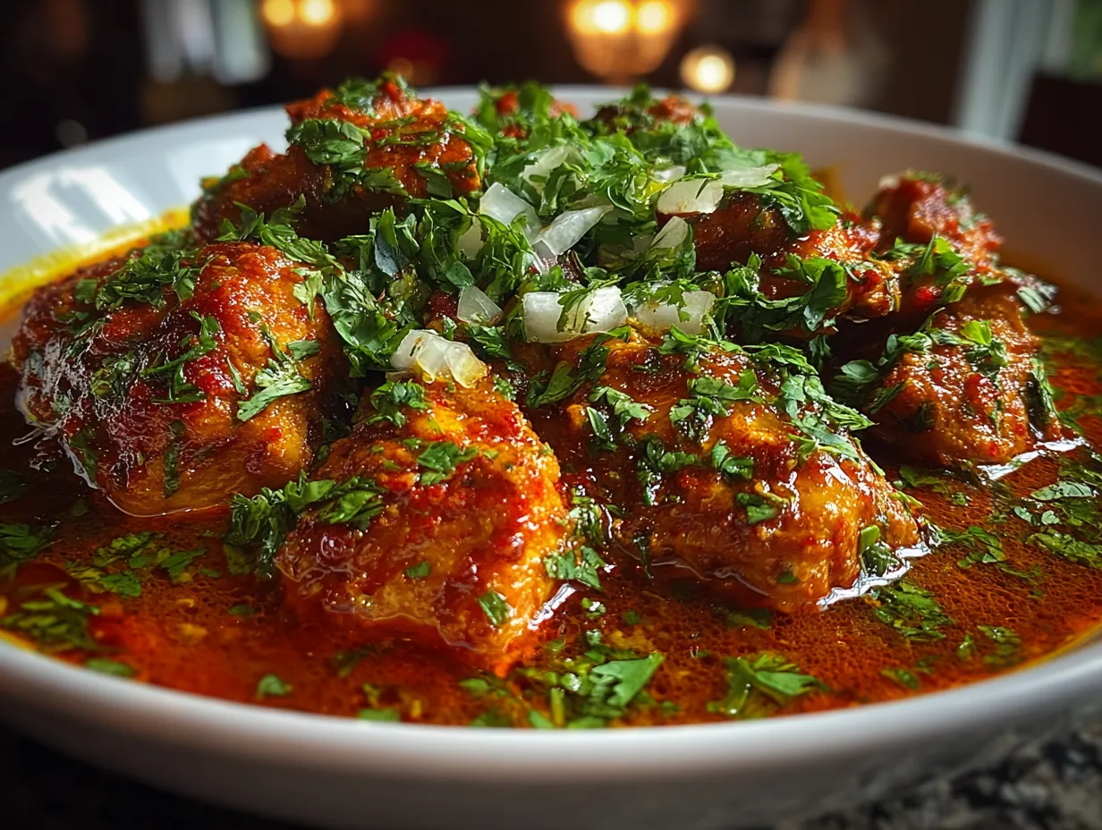 Authentic Chicken Masala Curry