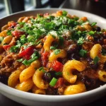 Beef Black Bean Chili Mac