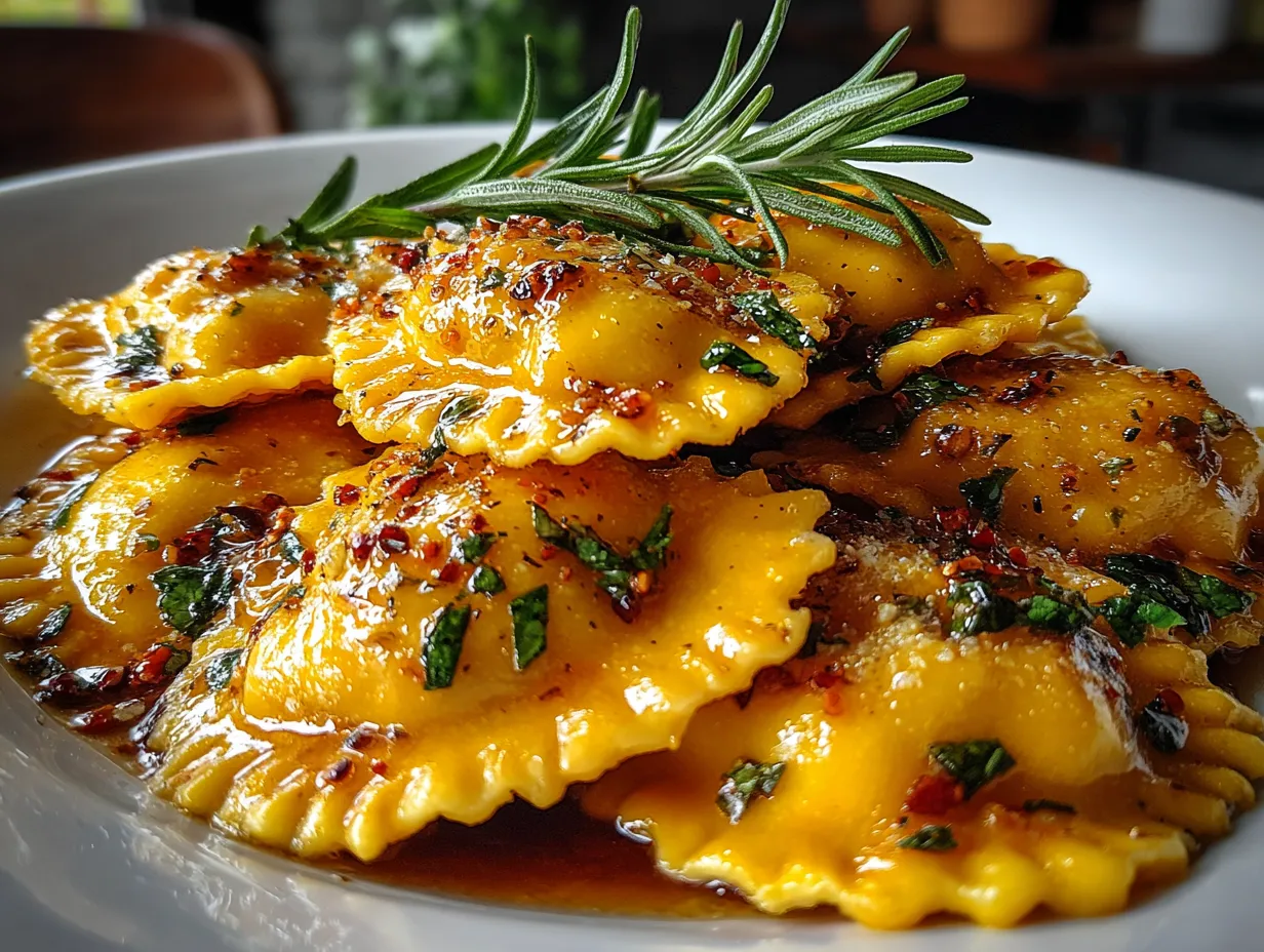Butternut Squash Pasta Ravioli