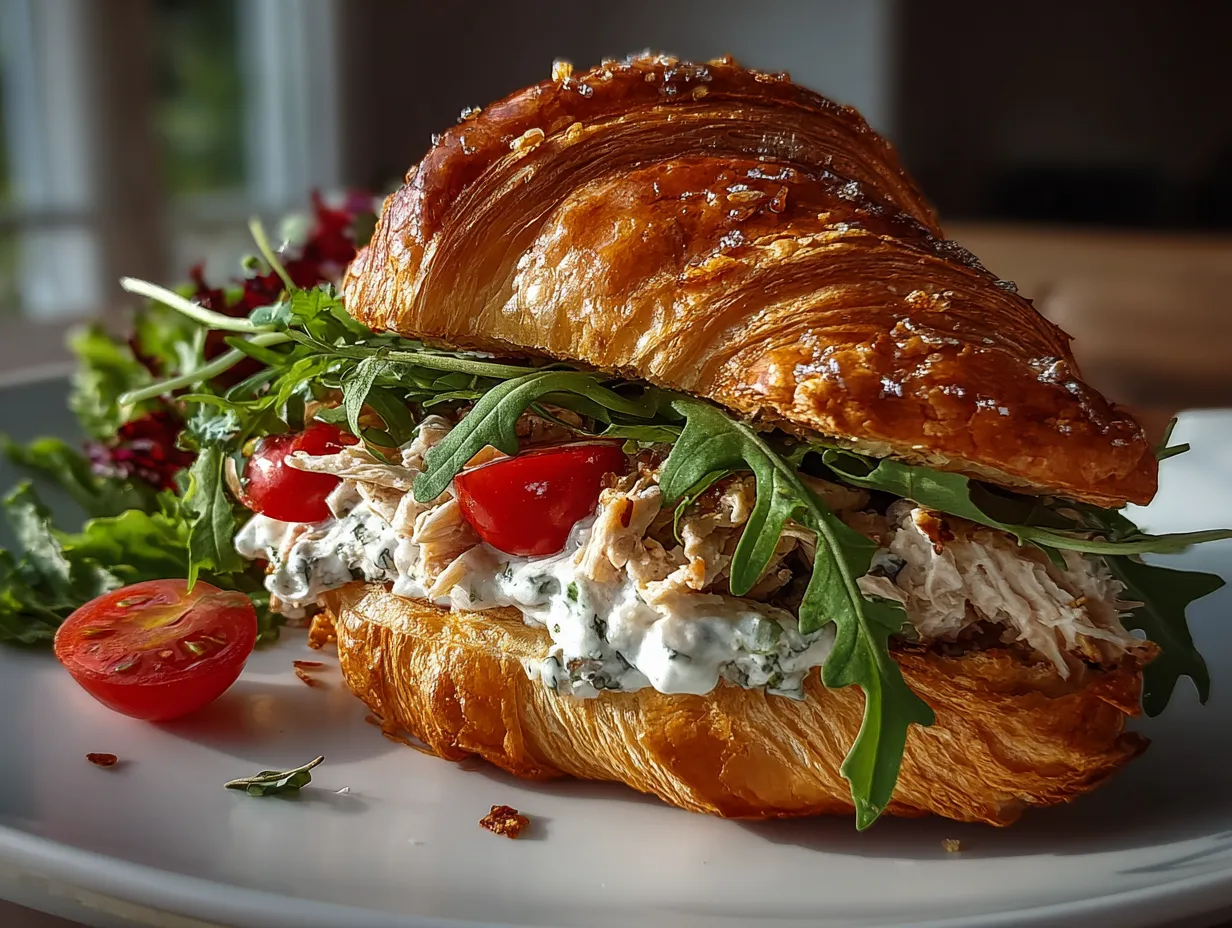 Chicken Salad Croissant Sandwich
