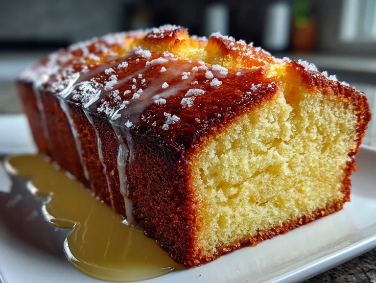 Classic Vanilla Bean Pound Loaf Cake