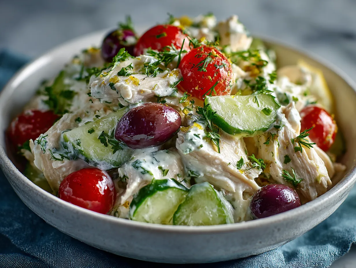 Greek yogurt chicken salad