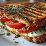 Grilled Caprese Panini Sandwich