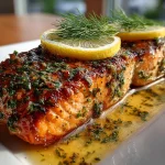 Lemon Dill Baked Trout Fillet