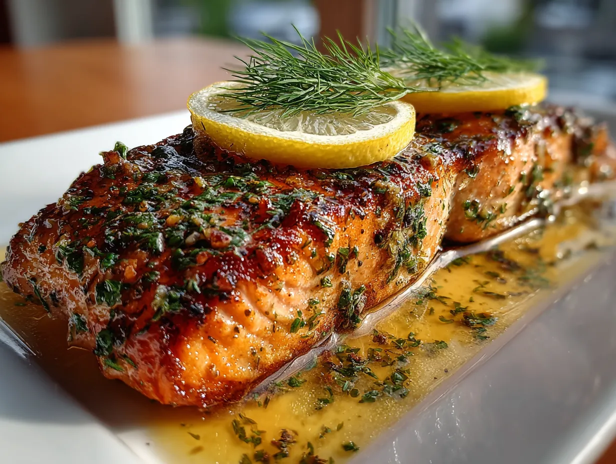 Lemon Dill Baked Trout Fillet