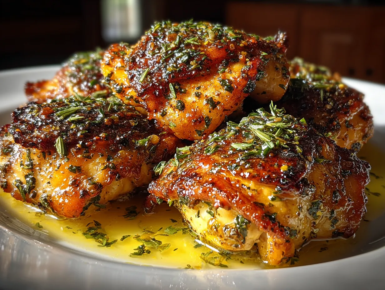 Lemon Pepper Chicken Thighs