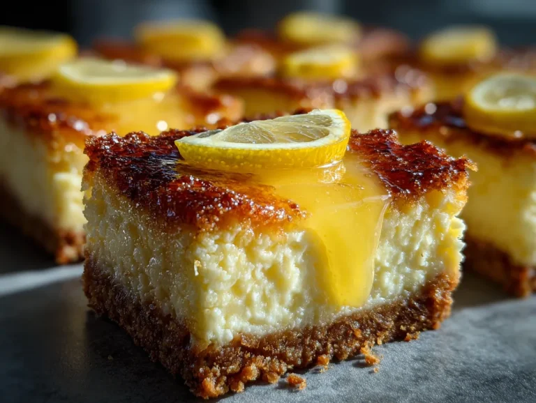 Low Carb Keto Lemon Cheesecake Dessert Bars