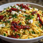 Orzo Pasta Salad with Feta and Sun-Dried Tomatoes