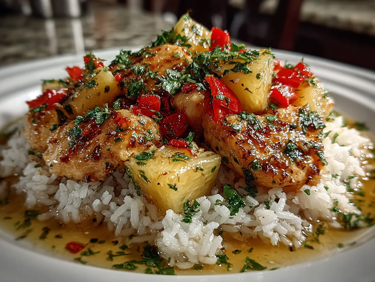 Pineapple Chicken and Rice