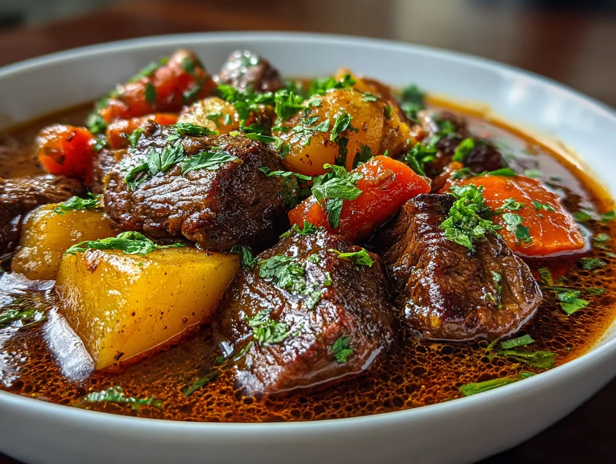 Slow Cooker Hearty Beef Stew