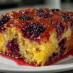 Southern Blackberry Cornmeal Cake