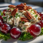 Southern Chicken Salad with Grapes and Pecans