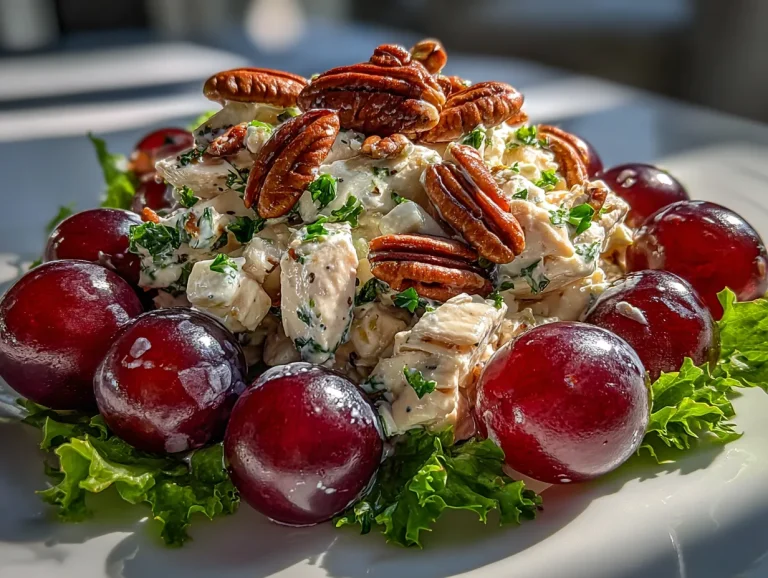 Southern Chicken Salad with Grapes and Pecans