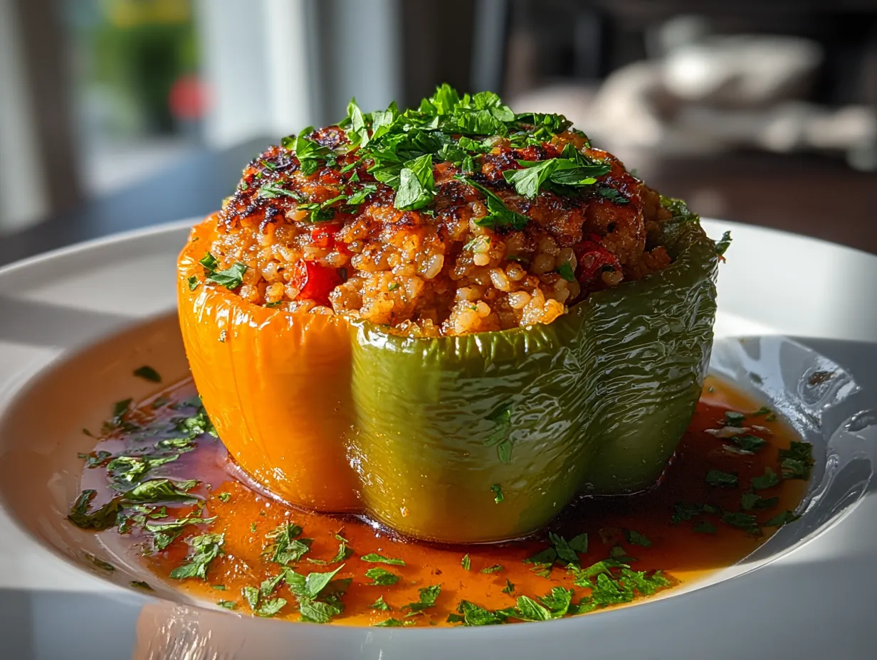 Turkey Stuffed Bell Pepper