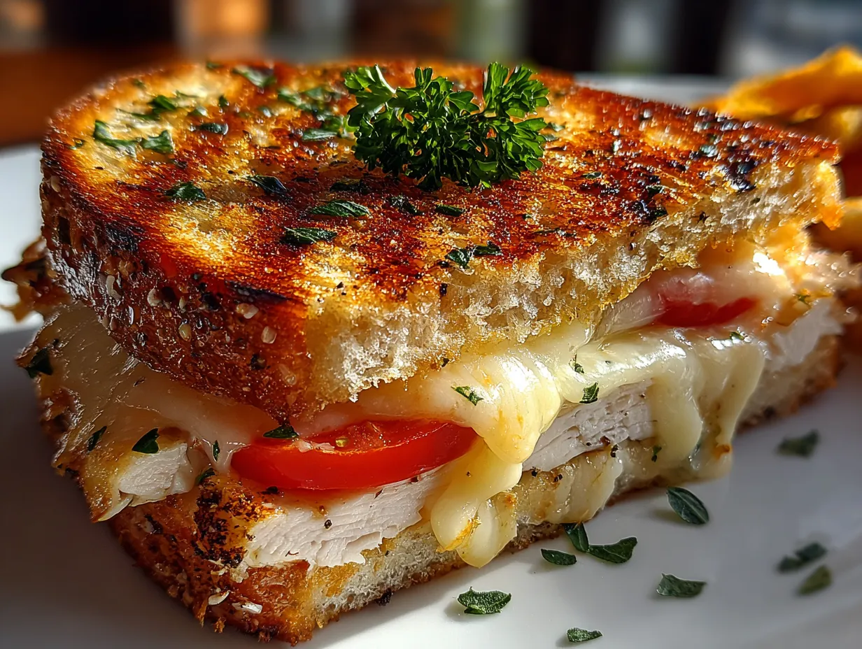 Turkey Swiss Cheese Panini